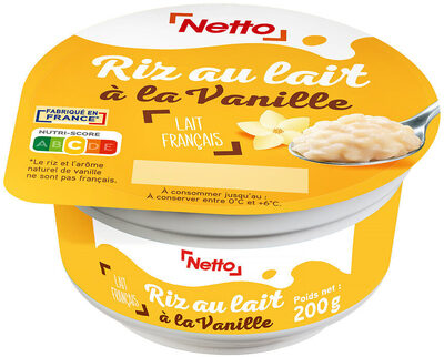Riz au lait vanille 200g
