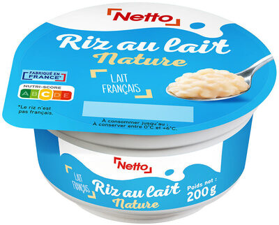 Riz au lait nature 200g