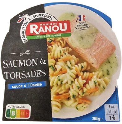 Saumon et torsades - sauce à l'oseille
