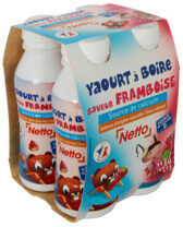 Yaourt à boire framboise