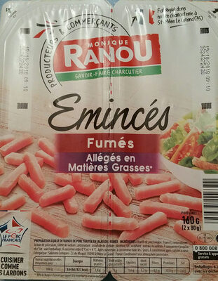Émincés fumés allégés en matières grasses