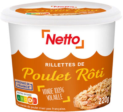 Rillettes poulet roti 220g