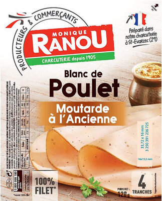 Blanc de poulet sup moutarde a l'ancienne 4t 120g