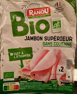 Jambon supérieur Sans couenne