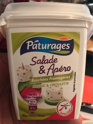 Apéritif - Bouchées fromagères basilic & ciboulette