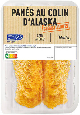 Pané au colin d'Alaska x5 - MSC - NETTO - 500g