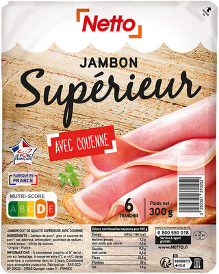 Jambon sup ac 6t 300g