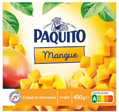Mangue coupée en morceaux