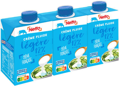 Creme legere uht 12% mg liquide 3x20cl