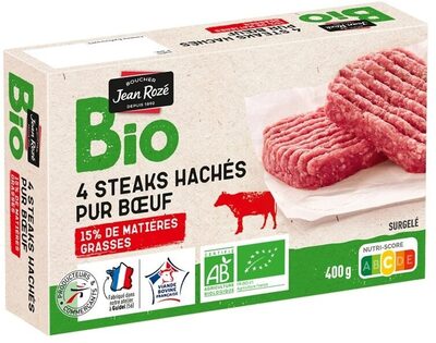 STEAK HACHE 15% Bio 400G