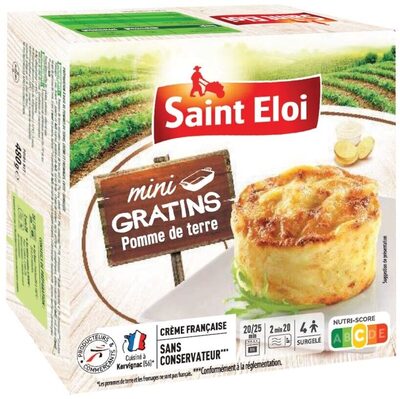 4 Mini Gratin de pomme de terre 480g