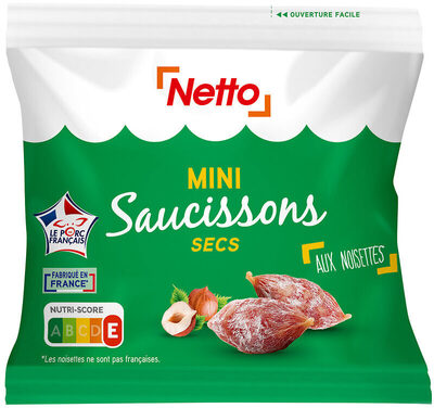 HD mini-saucissons secs noisettes 75g
