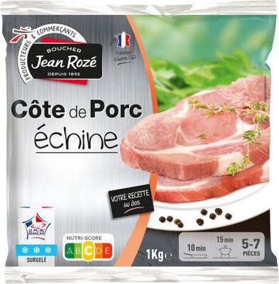 Côte de porc échine