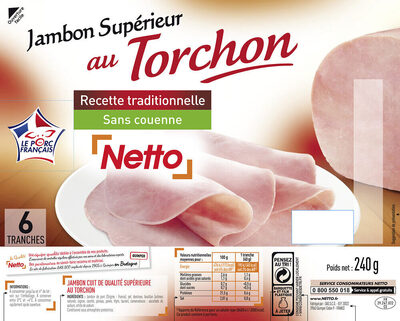 Jambon sup dd torchon 6t 240g