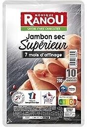 LS JAMBON SEC QUALITE SUPERIEURE 7 mois 10T 200g - massif TRAD