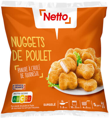 NUGGETS DE POULET NETTO surgelé 500G