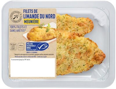 Filet de limande du nord meuniere 200g msc