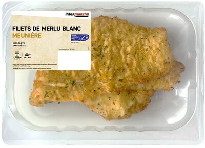 Filets de merlu blanc meuniere msc 220g