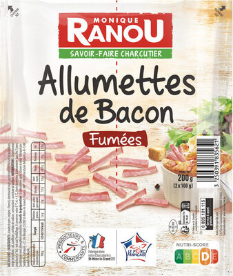 Allumettes de bacon fumées