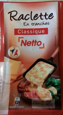 Raclette tranches nature 2x400g