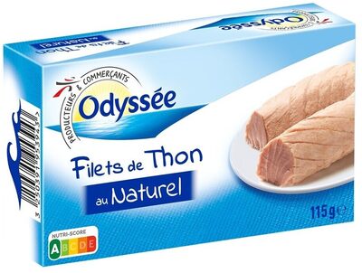 Filets de thon au naturel 115g 81g (1/6 club)