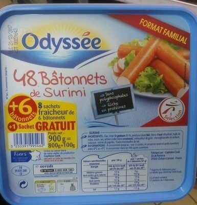 Bâtonnets de surimi