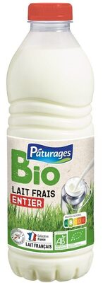 Lait frais entier bio bt 1l