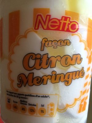 Glace Façon au Citron Meringué
