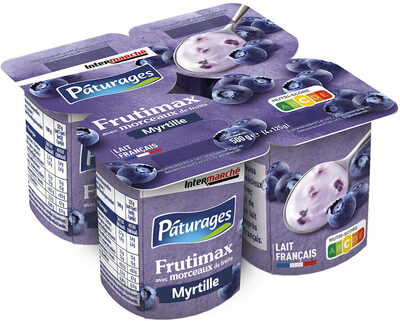 YAF yaourt à la myrtille FRUTIMAX X4