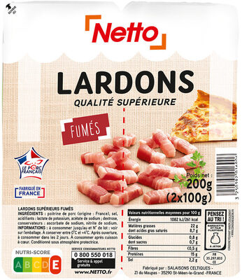 Lardons fumes 2x100g