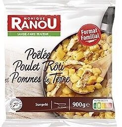 Poêlée poulet rôti et pommes de terre 900g MR