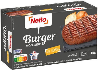 Burger aux oignons netto 1kg