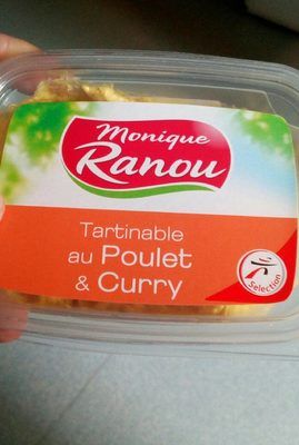 Tartinables au poulet et curry