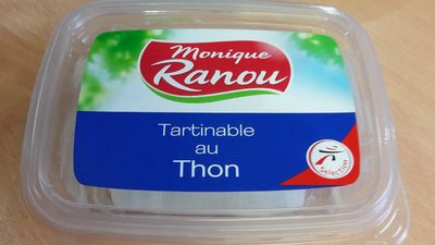 Monique Ranou Tartinable au thon la barquette de 150 g