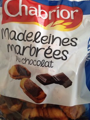Madeleines marbrées au chocolat