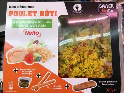 Box déjeuner - poulet rôti