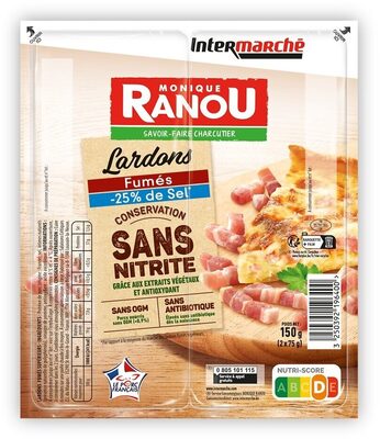Lardons fumes tsr csn 2x75g