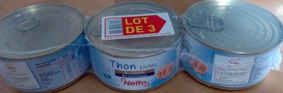 Thon Listao au Naturel en morceaux (Lot de 3)