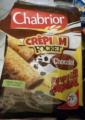 Crêpe Crêpiam Pocket chocolat les 12 crêpes de 30 g