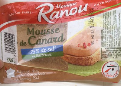 Mousse de Canard au Sauternes -25 % de Sel