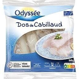 Dos de cabillaud msc 560g