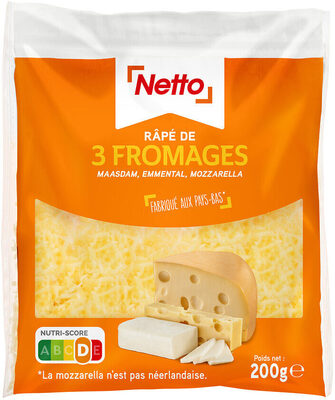 Râpe aux 3 fromages lp 200g