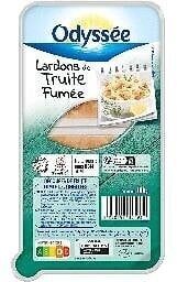 Lardons de truite fumée - 100g