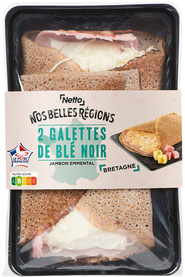 Galettes jambon emmental x2 300g