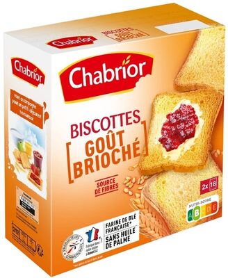 Biscottes goût brioché x36