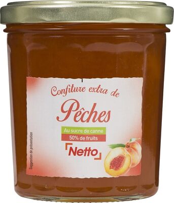 CONFITURE EXTRA de pêches 50% fruits