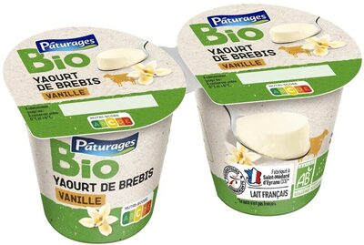 yaourt brebis bio vanille 2x125g