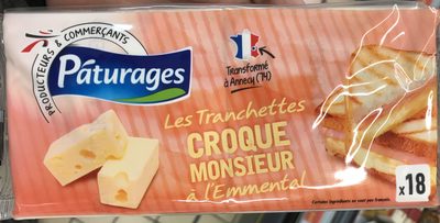 Les Tranchettes Croque Monsieur à l'Emmental