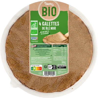 Galettes de ble noir bio x4