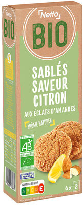 Sablés amandes saveur citron 200g BIO